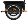 vidaXL Príves na bicykel, čierny 50 l