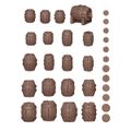 Dekorácia AK Interactive - Wood Barrels (32 ks)