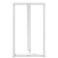 vidaXL Nohy barového stola v tvare T, 2 ks, biele, 60x35x(100-101) cm, oceľové