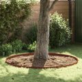 vidaXL Obrubník trávnika 4 ks 450 x 10 cm Hrdzavý