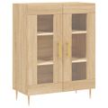 vidaXL Vysoká skrinka dub sonoma 69,5x34x180 cm spracované drevo