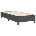 vidaXL Platformový rám postele Tmavo šedá 100 x 200 cm