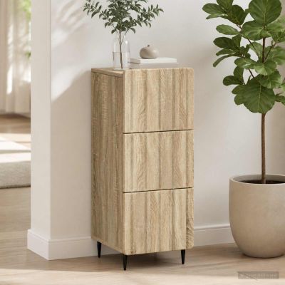 vidaXL Zásuvkový kabinet 33 x 34,5 x 92 cm Kompozitné drevo Dub sonoma