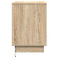 vidaXL Nočný stolík 2 ks Sonoma dub 39 x 34,5 x 50 cm Kompozitné drevo