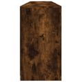 vidaXL Komoda s LED svetlami dymový dub 162x37x67 cm