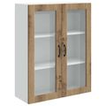 vidaXL Dvierka na umývačku Kalmar Remeselný dub 80 x 31 x 100 cm