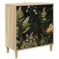 vidaXL Servírovacia skriňa RHENEN Sonoma 69 x 33 x 75 cm