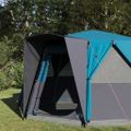 vidaXL Stan pre 6 osôb so strechou Modrá 425 x 396 x 222 cm