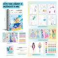 Fashion kreatívna kniha Magic Princesses