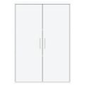 vidaXL Komody 2 ks biele 60x31x84 cm kompozitné drevo