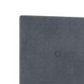 vidaXL Posteľ boxspring s matracom Tmavosivá 100 x 200 cm Zamat