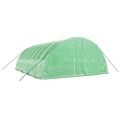 vidaXL Fóliovník s oceľovým rámom zelený 48 m² 8x6x2,85 m
