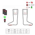 GLOVII Socks, Vyhrievané ponožky, L, čierne