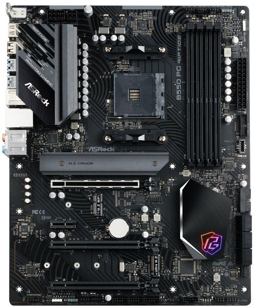 ASRock B550 PG RIPTIDE / AMD B550 / AM4 / 4x DDR4 DIMM / HDMI / 2x M.2 / ATX Základní deska, AMD B550, AM4, 4x DDR4 DIMM (max. 128GB), 2x M.2, USB typ C, HDMI, ATX