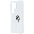 Puzdro Karl Lagerfeld IML Peekaboo Choupette MagSafe pre Samsung Galaxy S26 Ultra priehľadné