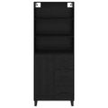 vidaXL Highboard 2 ks Čierny dub 69,5 x 34 x 180 cm