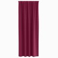 vidaXL Záclony na zatemnenie s krúžkami 2 ks Víno červené 245 x 140 cm