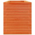 vidaXL Záhradný kvetináč voskovohnedý 110x40x45,5 cm masívna borovica