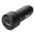 DELTACO USBC-CAR122, Autonabíjačka 1x USB-C/USB-A