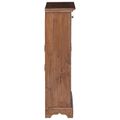 vidaXL Regál na víno 55 x 23 x 85 cm Masívne mahagónové drevo