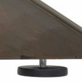 vidaXL Noha konferenčného stolíka v tvare pavúka, čierna 98x58x(42-43) cm, oceľ