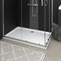 vidaXL Sprchová vanička s protišmykovými výbežkami biela 80x120x4 cm ABS