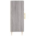 vidaXL Komoda sivý dub sonoma 34,5x34x90 cm spracované drevo