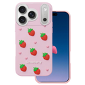 Puzdro Strawberry na iPhone 17 Pro 6,3" / 18 Pro 6,3" ružové
