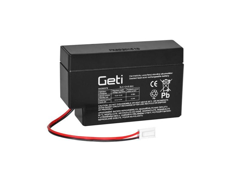 Batérie olovená 12V  0.8Ah GETI