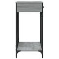 vidaXL Konzolový stolík sivý sonoma 100x39x78,5 cm kompozitné drevo