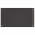 vidaXL Kuchynský obklad 2 ks Tmavo šedá 70 x 40 cm tvrdené sklo