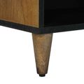 vidaXL TV skrinka Hnedá 80 x 31,5 x 46 cm Masívne mango drevo