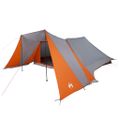 vidaXL Tipi stan 12-miestny Šedá a oranžová taft