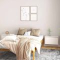 vidaXL Nástenné skrinky 2 ks biele 60x30x35cm masívne borovicové drevo