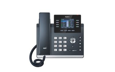 Yealink SIP-T44W SIP telefón, PoE, 2,8'' 320x240 LCD, 21 prog.tl., Wi-Fi, Bluetooth