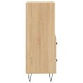vidaXL Komoda dub sonoma 34,5x34x90 cm spracované drevo