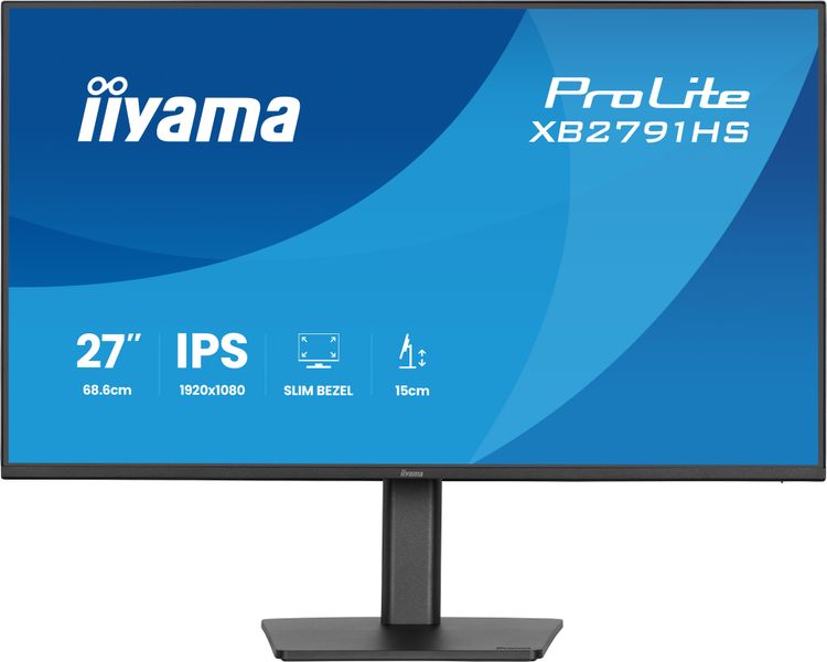iiyama ProLite/XB2791HS-B1/27''/IPS/FHD/120Hz/1ms/Čierna/3R