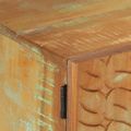 vidaXL Ručne vyrezávaná TV skrinka 120x30x40 cm, recyklovaný masív