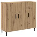 vidaXL Servírovacia skriňa Remeselný dub 90 x 34 x 80 cm