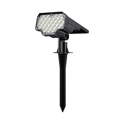 Vonkajšie solárne LED svetlo VIKING D26/650lm/2200mAh/3 režimy/IP65/inštalácia-zem i stenu