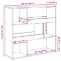 vidaXL Deliaca stena dub artisian 100x33x94,5 cm kompozitné drevo