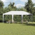 vidaXL Párty stan Biela 600 x 400 x 266 cm Polyetylén a oceľ