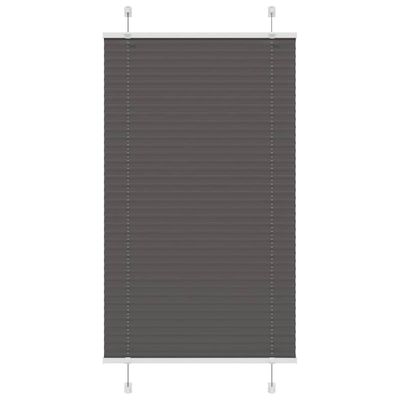 vidaXL plisovaná roleta čierna 80x100 cm Šírka látky 79,4 cm