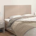 vidaXL Čelo postele Cappuccino 160x5x118/128 cm umelá koža