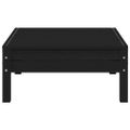 vidaXL 3-dielny záhradný sedací set so sedákmi čierny borovicový masív