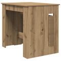 vidaXL Jedálenský stôl 240 x 85 x 75 cm Kompozitné drevo Dub artisan