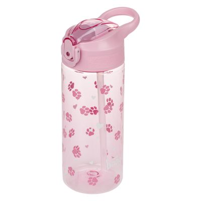 Tritanová fľaša so slamkou Labky 500 ml