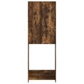 vidaXL Toaletná skriňa EDE Dymový dub 66 x 25,5 x 190 cm