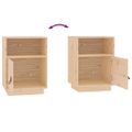 vidaXL Nočné stolíky 2 ks 40x34x55 cm masívne borovicové drevo