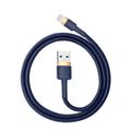 Baseus Cafule Lightning kábel 1,5A 2 m (zlatý+tmavomodrý)